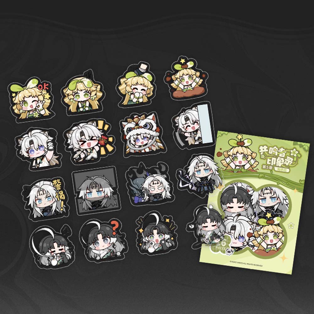 Resonator Impressions Sticker Pack Set