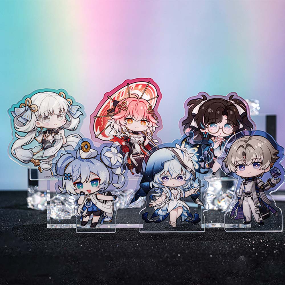 Resonator Theme Tracking Colored Window Chibi Acrylic Stand
