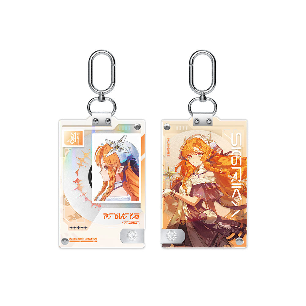 Entry Permit Series ID Card Keychain
