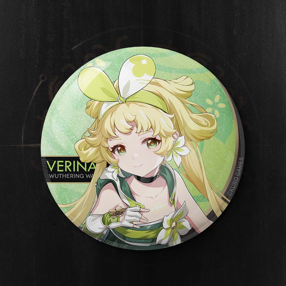 Resonator Theme Reflective Tinplate Badge