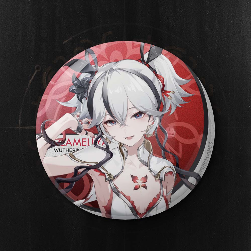 Resonator Theme Reflective Tinplate Badge