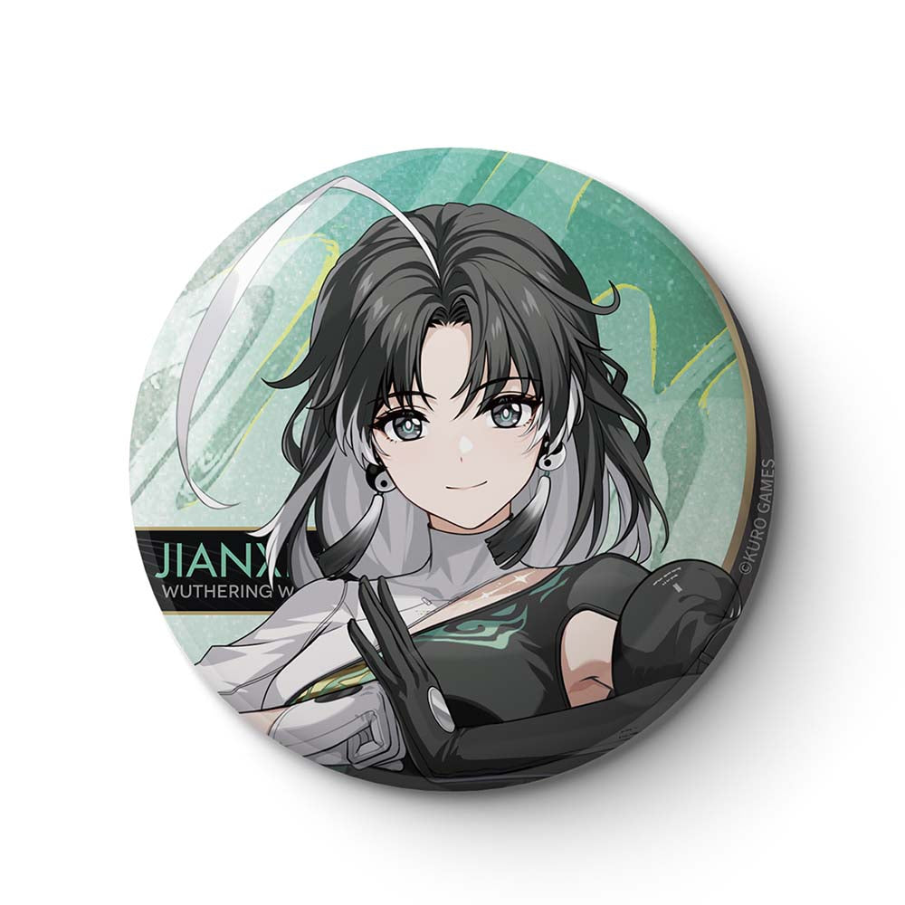 Resonator Theme Reflective Tinplate Badge