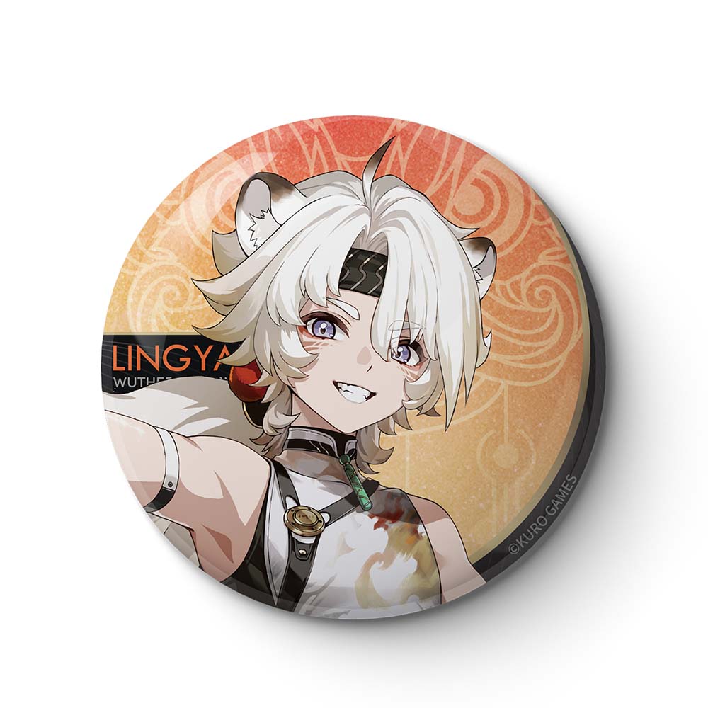 Resonator Theme Reflective Tinplate Badge