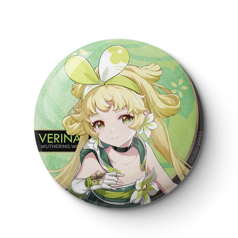 Resonator Theme Reflective Tinplate Badge