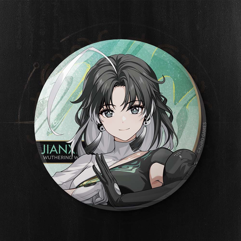 Resonator Theme Reflective Tinplate Badge