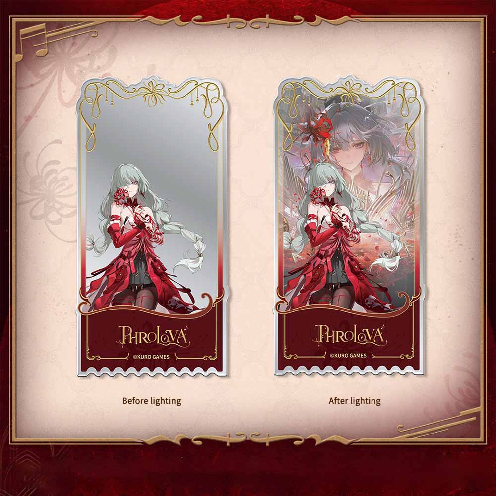 【 Pre order 】Resonator Themed Phrolova Acrylic Mirrored Ticket