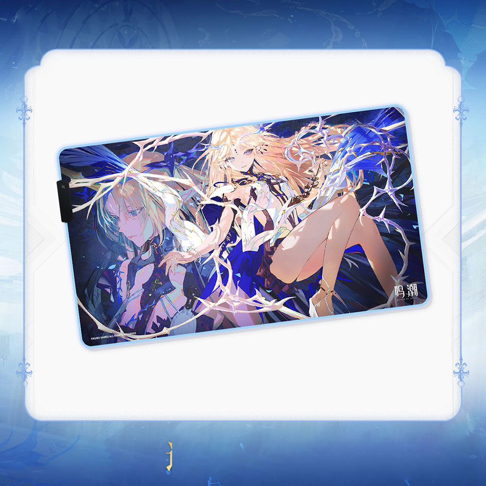 【 Pre order 】Against the Tides Themed Cartethyia RGB Glowing Mouse Pad