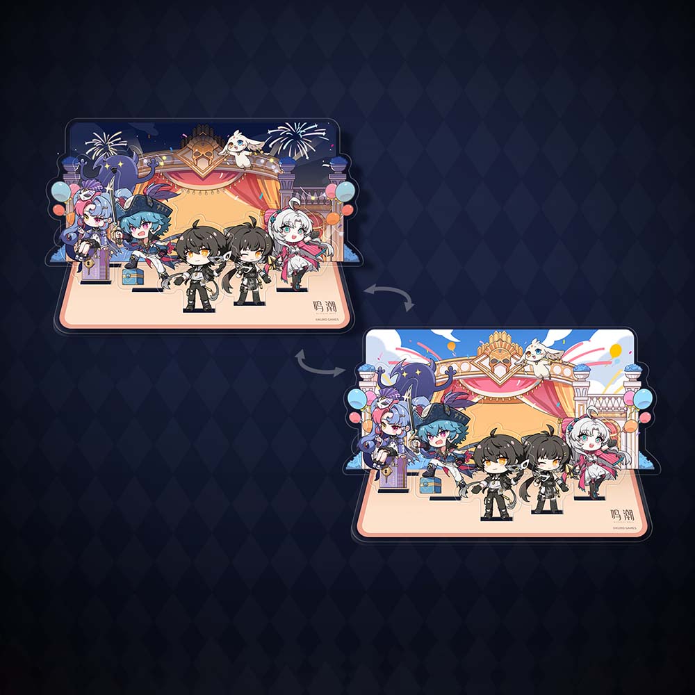 Ragunna's Day and Night Double Sided Acrylic Stand