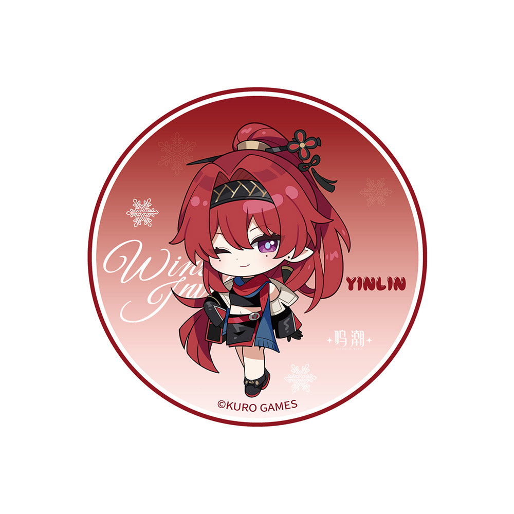 Winter Invitation Series Q Version Acrylic Coaster