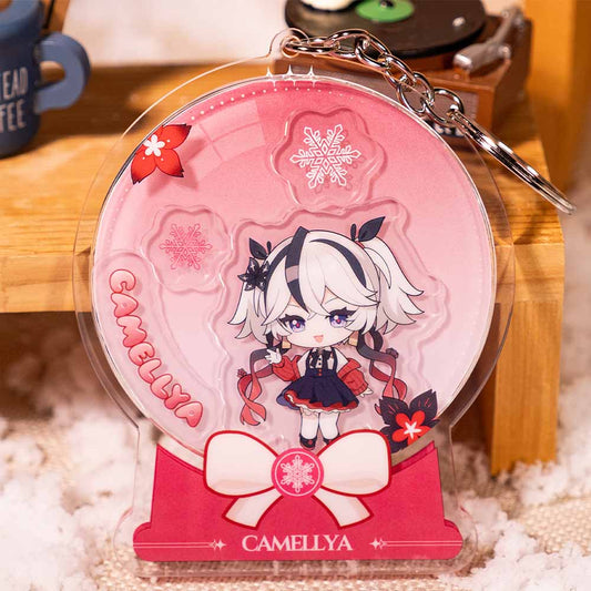 Winter Invitation Series Q Version Happy Shake Pendant