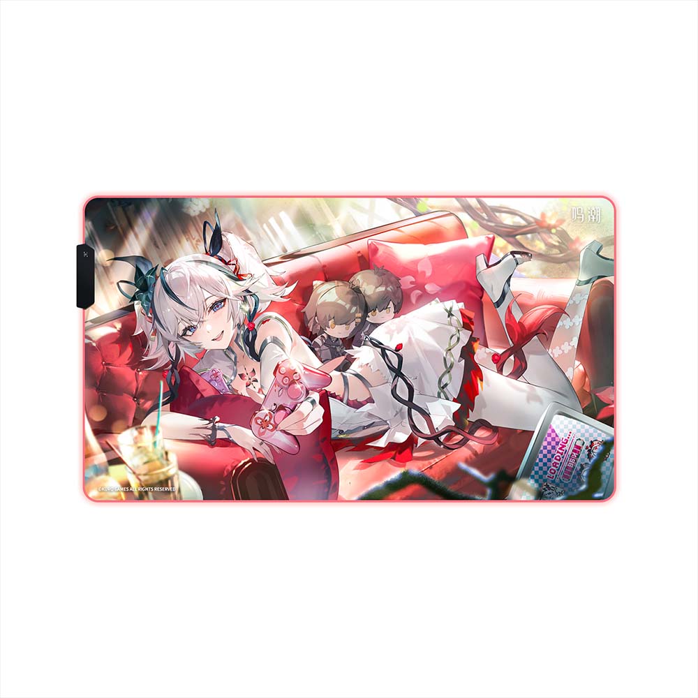 【 Pre order 】Resonator Themed Camellya RGB Glowing Mouse Pad