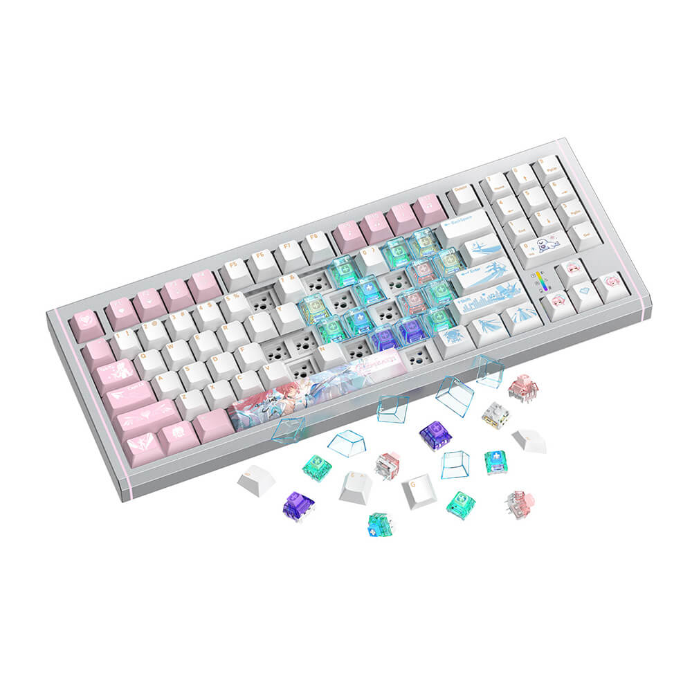 【 Pre order 】Aemeath Snowfluff Whispers Themed Keyboard