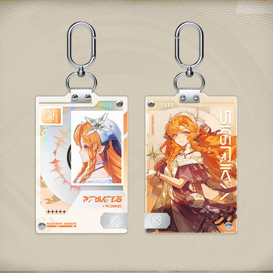 Entry Permit Series ID Card Keychain