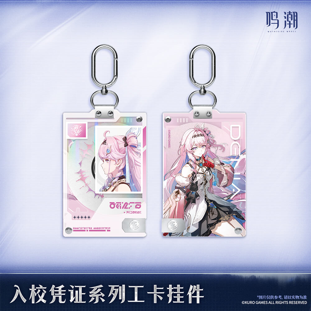 Entry Permit Series ID Card Keychain