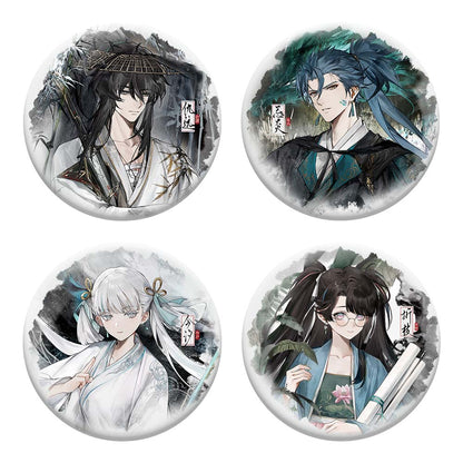 【 Pre order 】Inkwash Reverie Series Tin Badge