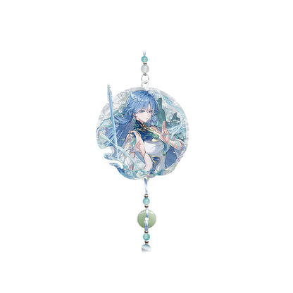 Mengzhou's Silhouette Themed Acrylic Keychain