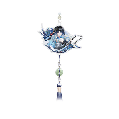 Mengzhou's Silhouette Themed Acrylic Keychain