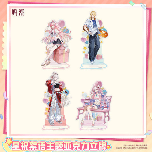 Pastel Wishes Themed Acrylic Standee