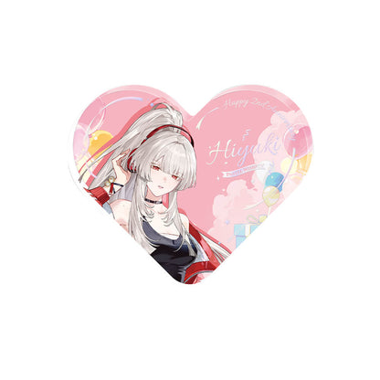 Pastel Wishes Themed Heart-Shaped Acrylic Ornament