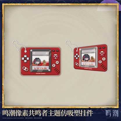 Pixel Resonator Themed Acrylic Blister Charm