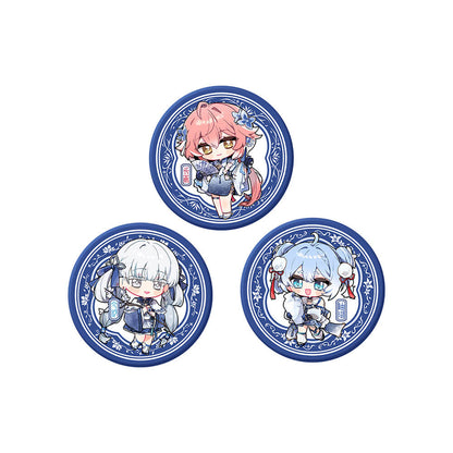 Porcelain Radiance Series Ceramic Fridge Magnet
