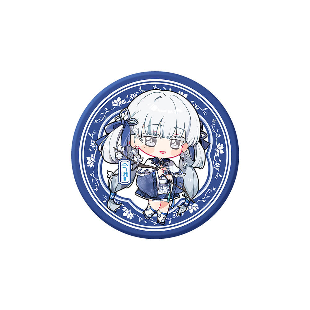Porcelain Radiance Series Ceramic Fridge Magnet