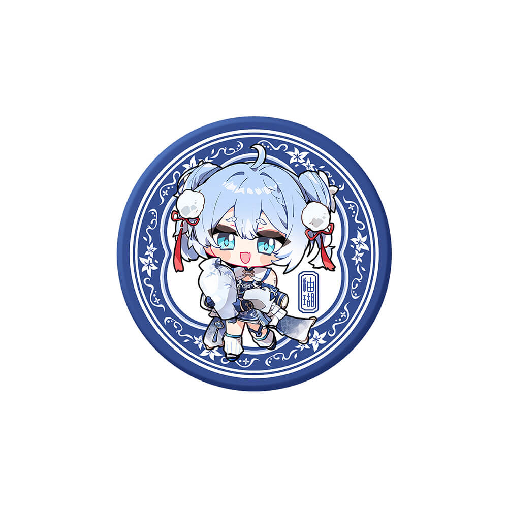 Porcelain Radiance Series Ceramic Fridge Magnet