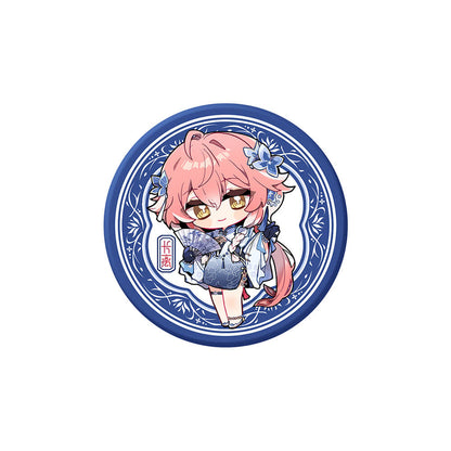 Porcelain Radiance Series Ceramic Fridge Magnet