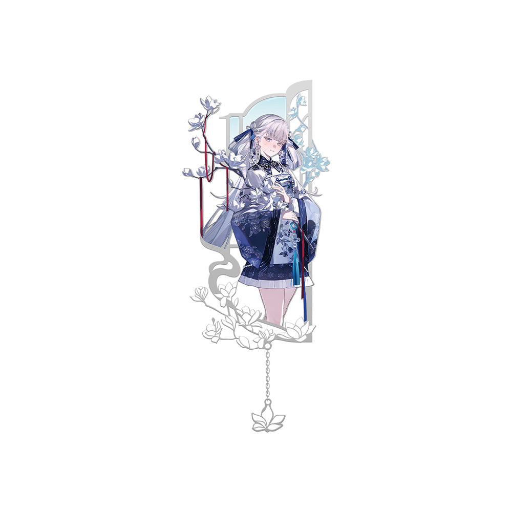 Porcelain Radiance Series Metal Bookmark