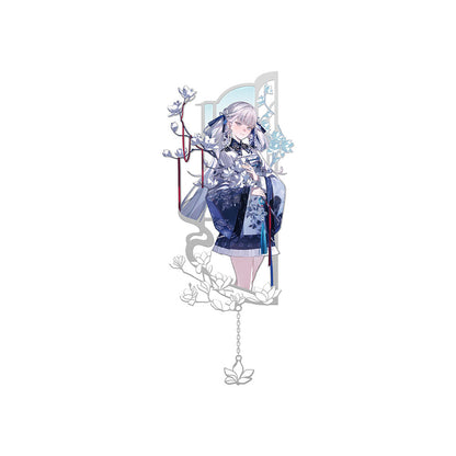 Porcelain Radiance Series Metal Bookmark
