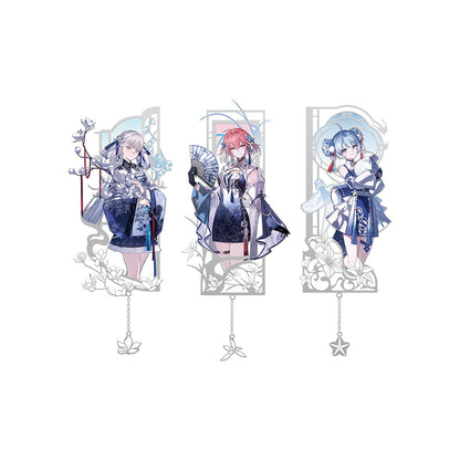 Porcelain Radiance Series Metal Bookmark