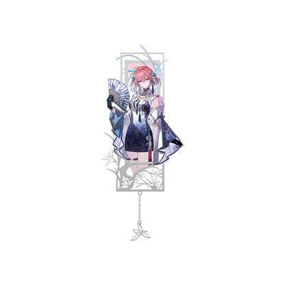 Porcelain Radiance Series Metal Bookmark