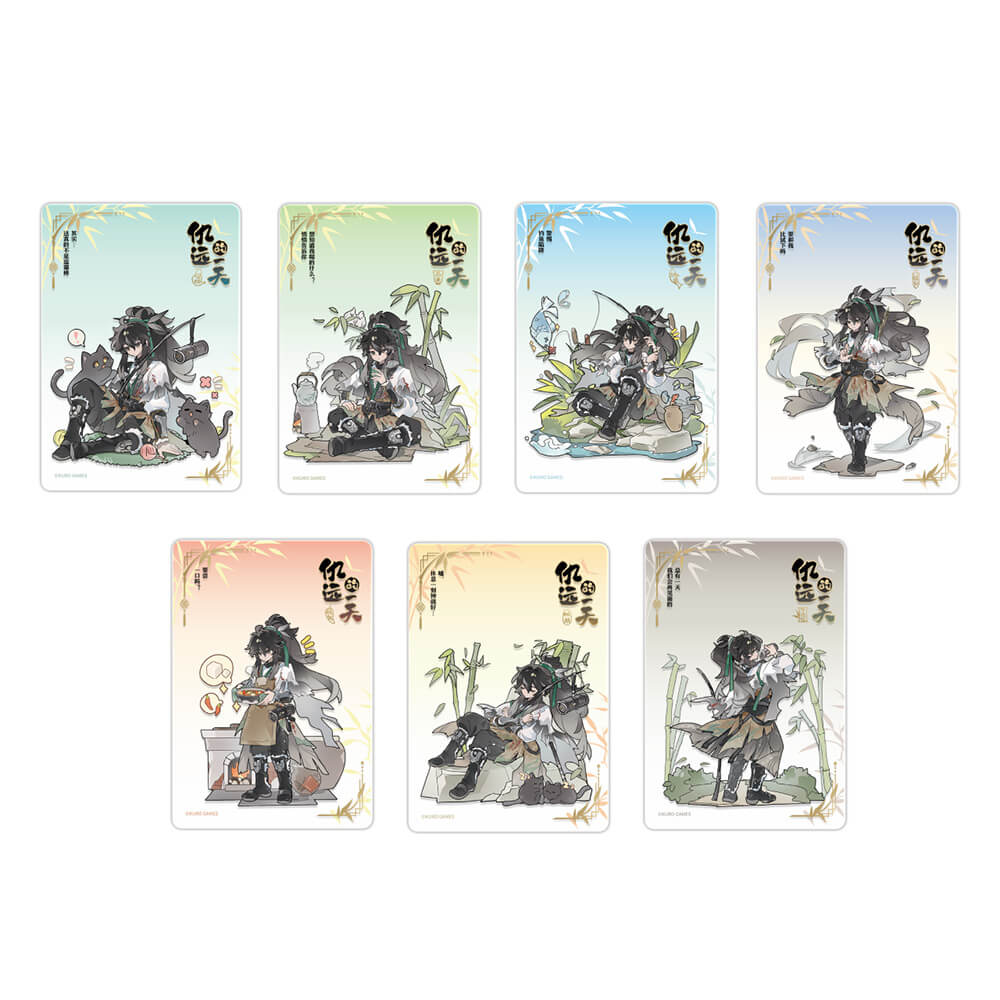 【 Pre order 】Qiuyuan's Daily Series Acrylic Clear Card
