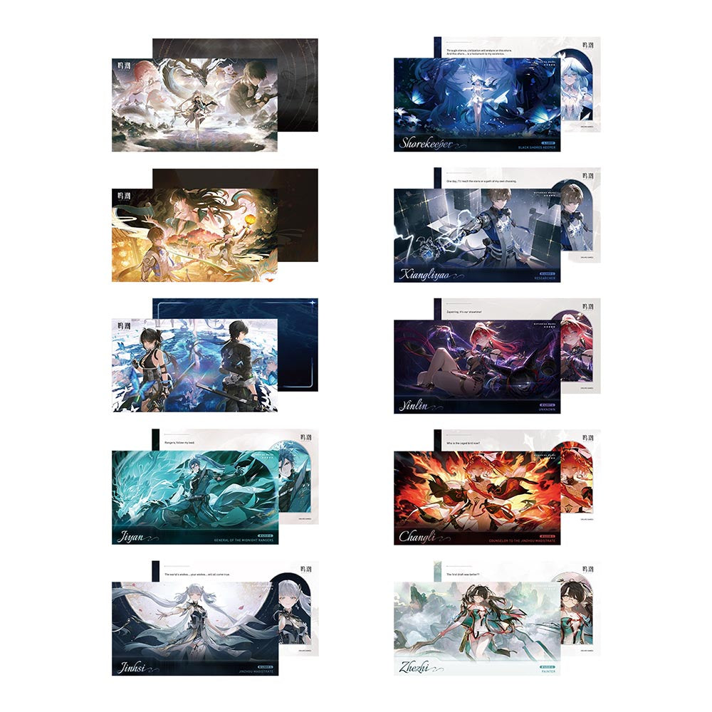 Resonator Theme Illustration Postcard Set