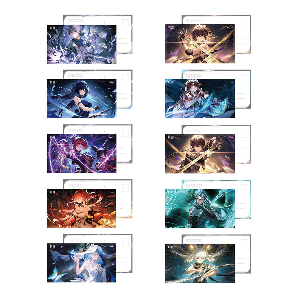 Resonator Theme Illustration Postcard Set