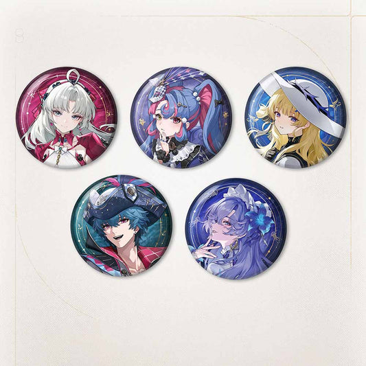 Resonator Theme Reflective Tinplate Badge