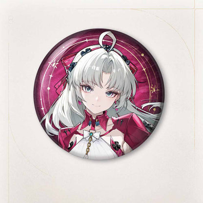 Resonator Theme Reflective Tinplate Badge