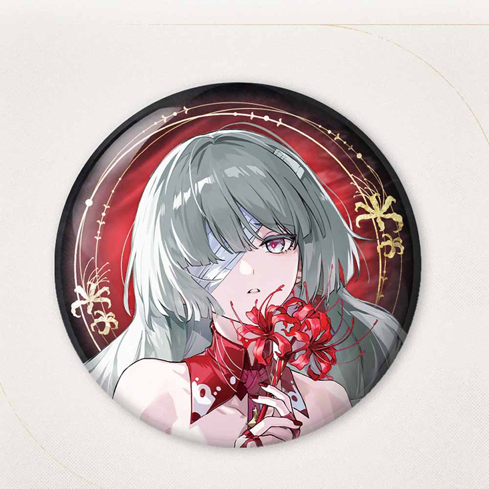 Resonator Theme Reflective Tinplate Badge