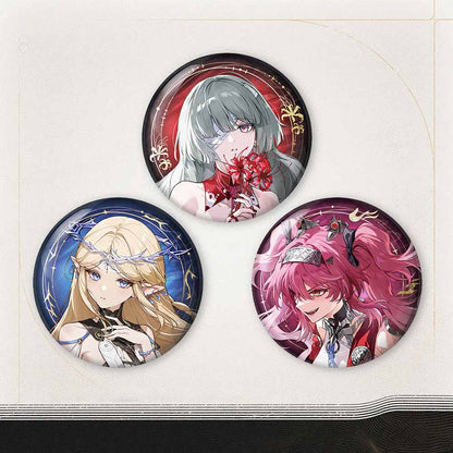 Resonator Theme Reflective Tinplate Badge