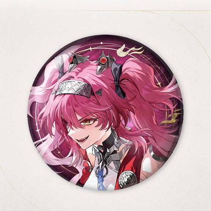 Resonator Theme Reflective Tinplate Badge