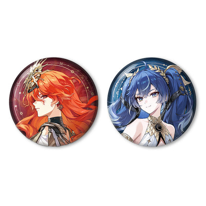 Resonator Theme Reflective Tinplate Badge