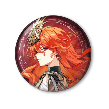 Resonator Theme Reflective Tinplate Badge