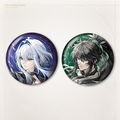 Resonator Theme Reflective Tinplate Badge