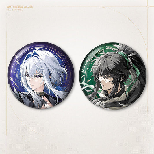 Resonator Theme Reflective Tinplate Badge