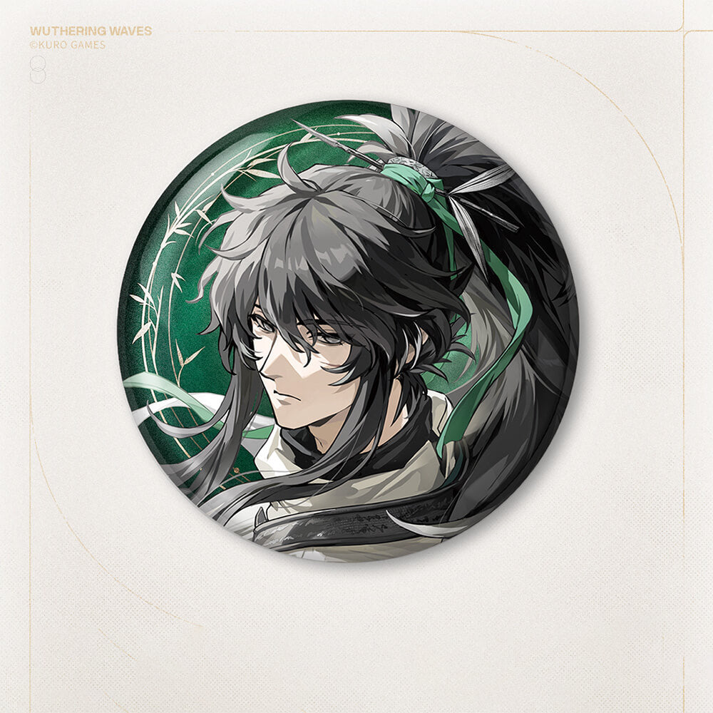 Resonator Theme Reflective Tinplate Badge