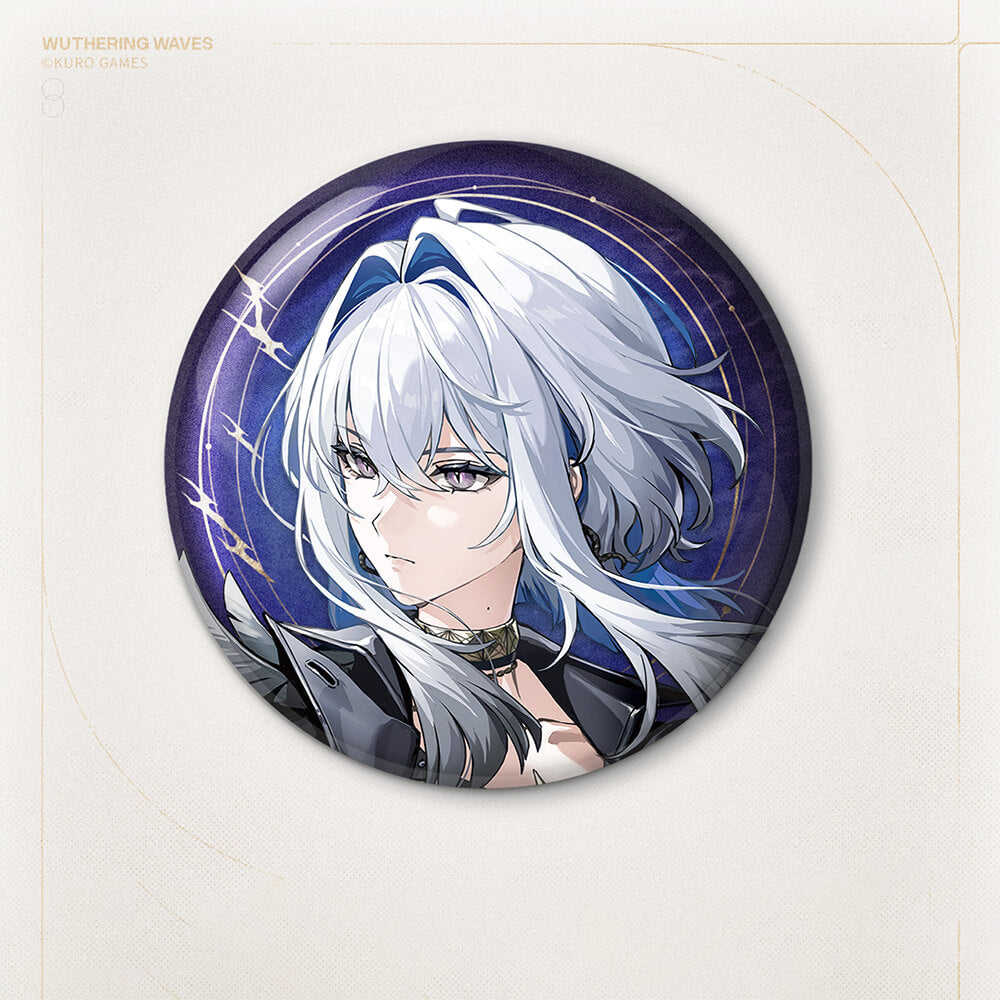 Resonator Theme Reflective Tinplate Badge