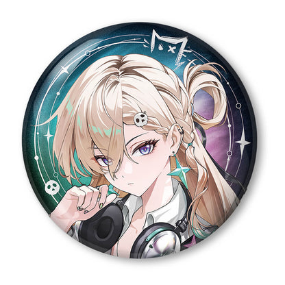 Resonator Theme Reflective Tinplate Badge