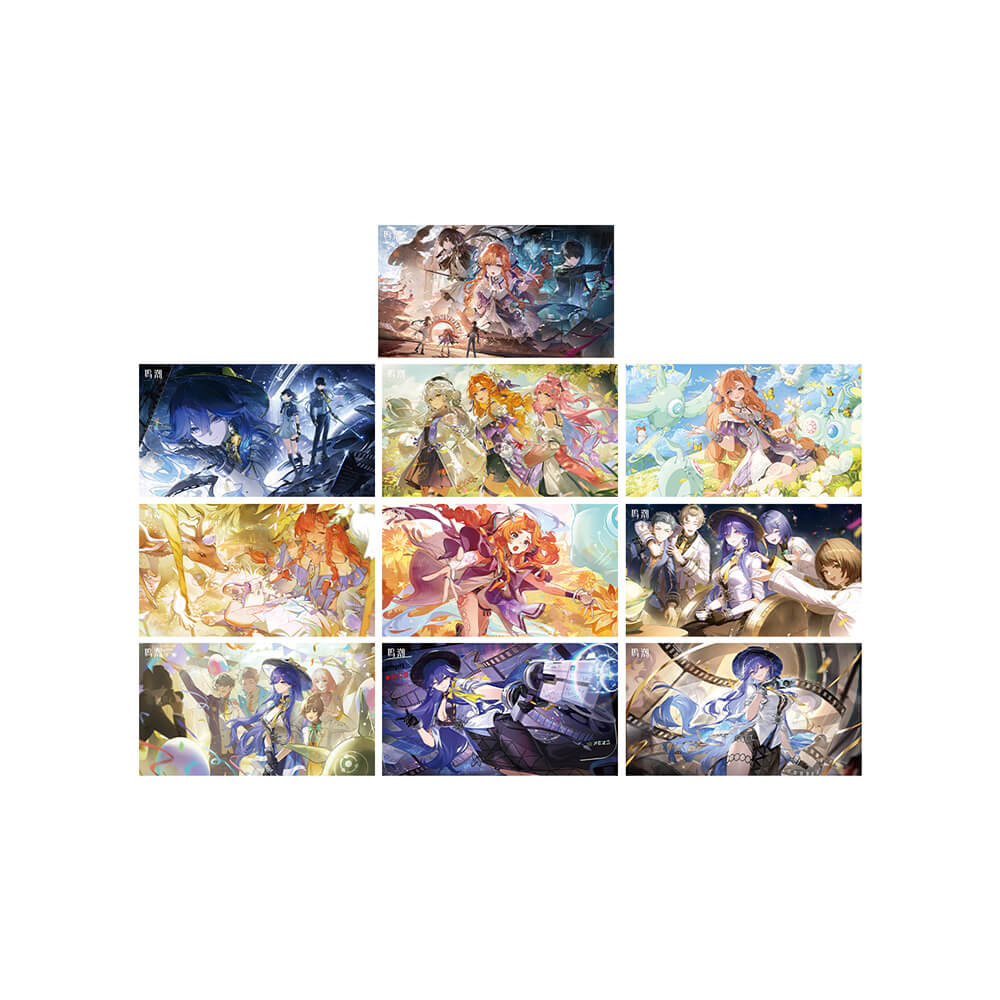 Wuthering Waves Resonator Themed Illustrated Postcard Set Vol.3