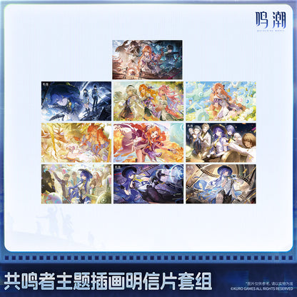 Wuthering Waves Resonator Themed Illustrated Postcard Set Vol.3