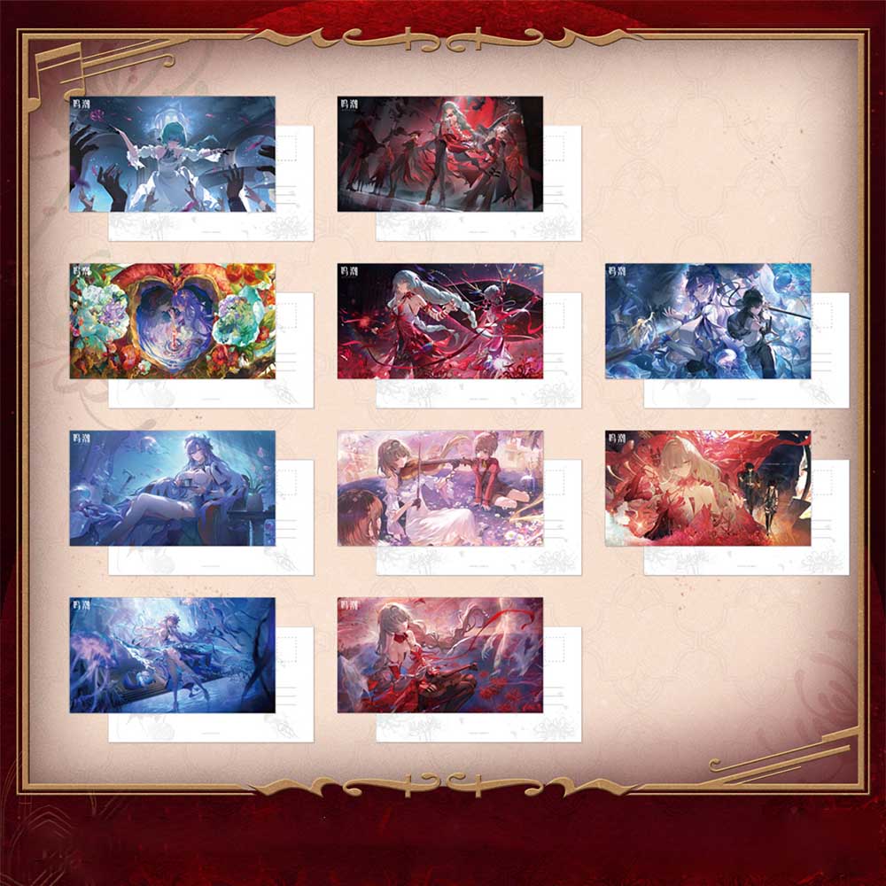 【 Pre order 】Resonator Themed Illustrated Postcard Set Vol.2